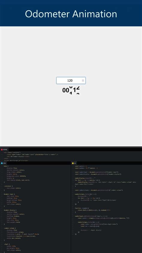 odometer js codepen|odometer/docs/welcome/index.html at master .